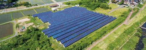 ■遊佐町吉出 月光川河畔発電施設(1MW)
山形県遊佐町吉出地内
